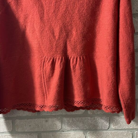 Apt. 9 100% wool sweater cardigan jacket size 1X - Picture 6 of 10